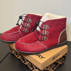 X-Ray Red and Brown Ankle Boots